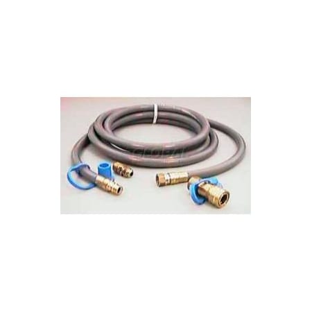 Hiland Hiland Hose NG-HOSE Natural Gas Rated With Quick Connect 12'L NG-HOSE